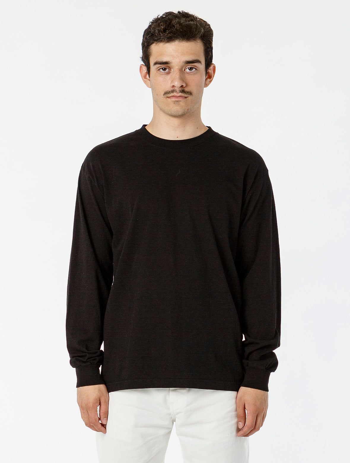 Los Angeles Apparel 1807GD - 6.5oz Long Sleeve Garment Dye Crew Neck T-Shirt 16x21 (JUMBO)