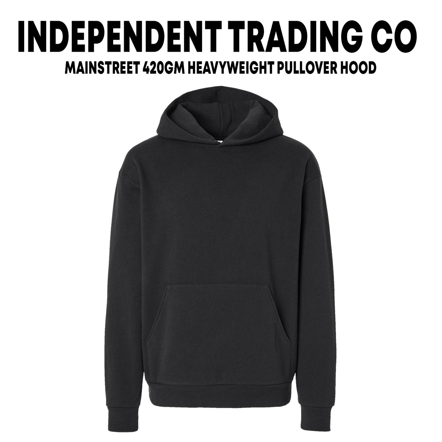 Independent Trading Mainstreet Hooded Sweatshirt - IND420XD (16x18)