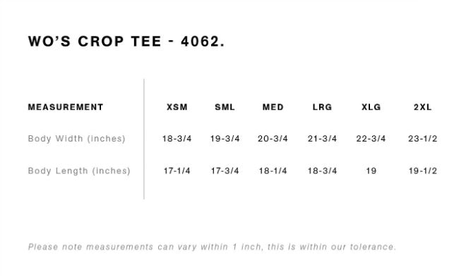 4062 Crop Top 14" x 11" (Jumbo)