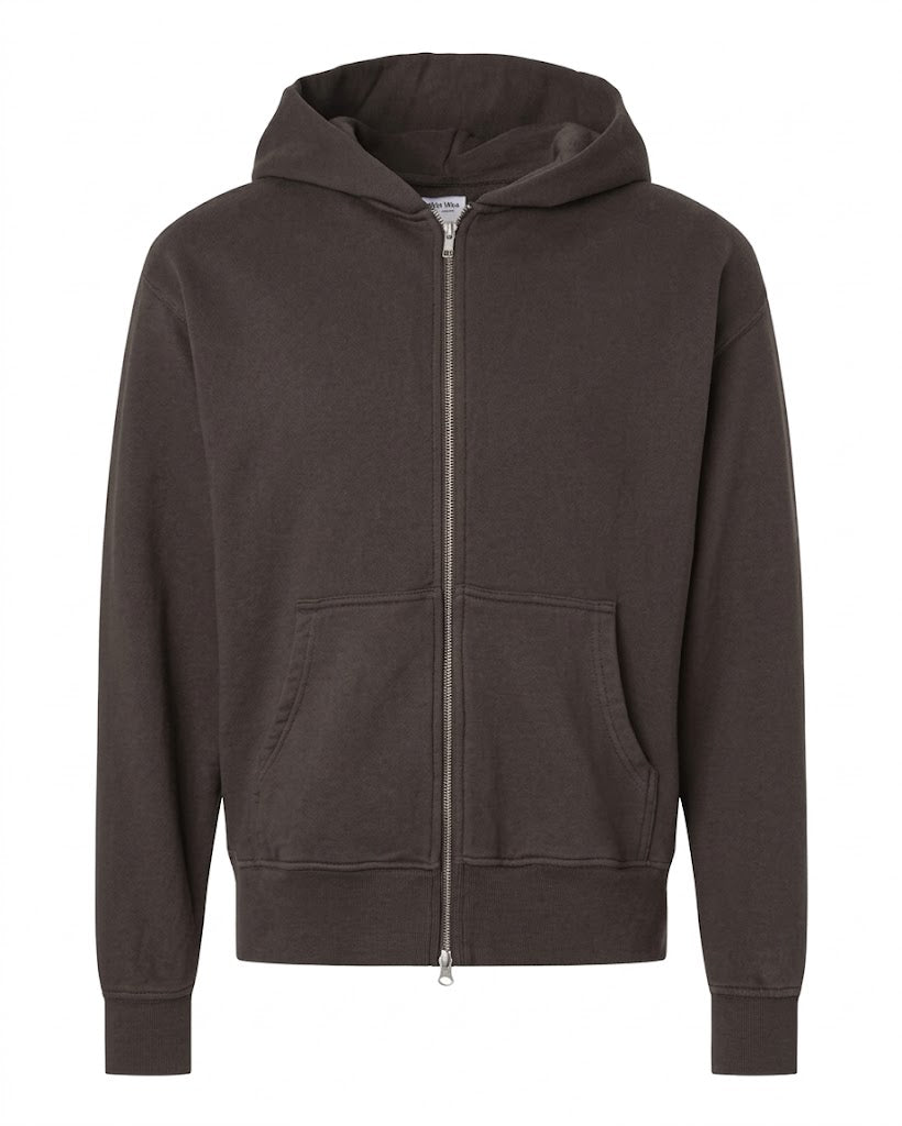 Shaka Wear SHGMZ - Unisex Max Heavy Garment-Dyed Full-Zip Hoodie Sweatshirt - Print Size 16"x21" (Jumbo)
