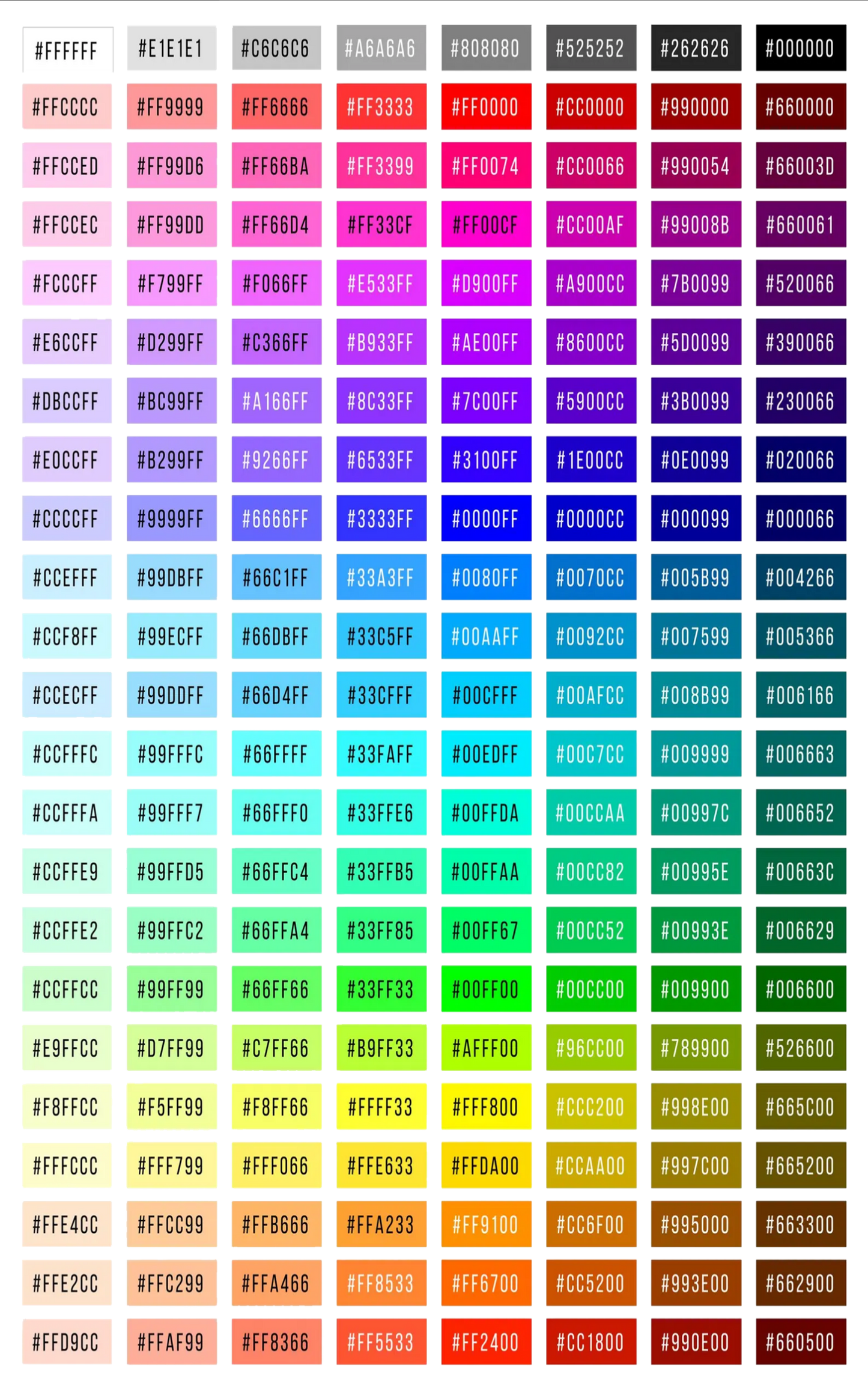 HEX DTG Color Swatch – Visual Print Sample (2-Pack)
