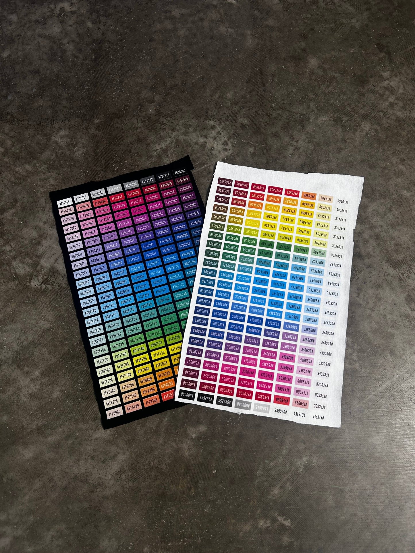 HEX DTG Color Swatch – Visual Print Sample (2-Pack)