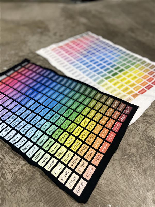 HEX DTG Color Swatch – Visual Print Sample (2-Pack)