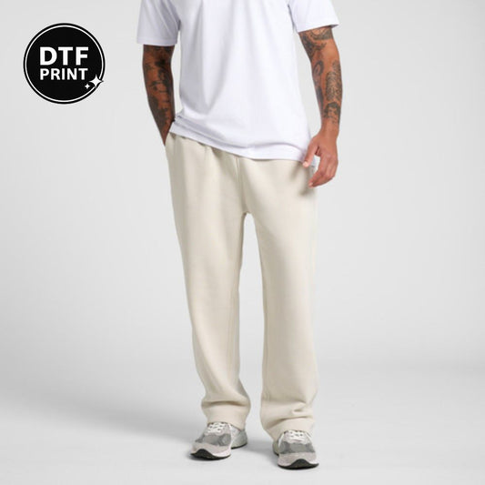 DTF - AS Colour 5942 - Relax Cuffless Track Pants - Print Size 5"x5"