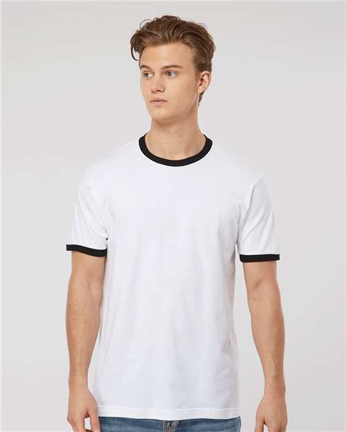Tultex  Unisex Fine Jersey Ringer T-Shirt -246 16x21