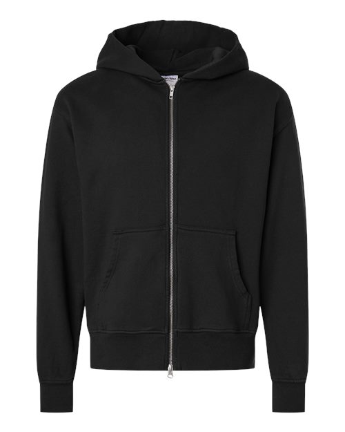 Shaka Wear SHGMZ - Unisex Max Heavy Garment-Dyed Full-Zip Hoodie Sweatshirt - Print Size 16"x21" (Jumbo)