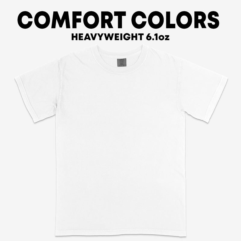 Mapping: Comfort Colors Unisex Garment-Dyed Heavyweight T-Shirt - 1717 - Print Size  16" x 19" (JUMBO)