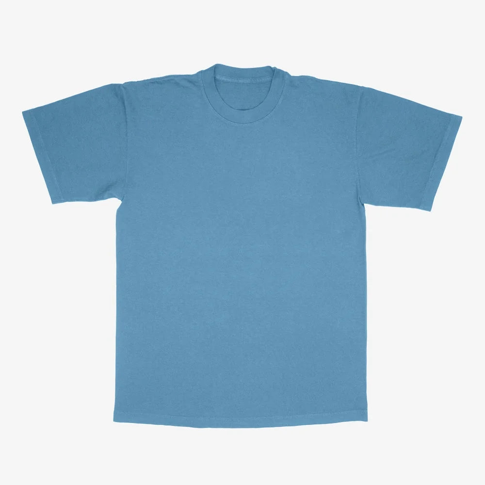 Los Angeles Apparel 1801GD - 6.5oz Garment Dye Crew Neck T-Shirt - Print Size 16"x21" (Jumbo)