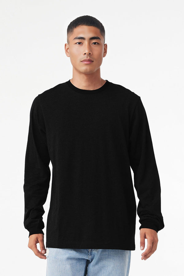 BELLA + CANVAS Unisex Jersey Long Sleeve Tee - 3501 - Print Size 12"x16"