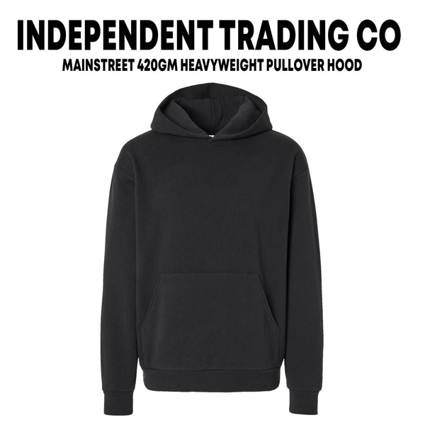 Independent Trading Mainstreet Hooded Sweatshirt - IND420XD (16x18)