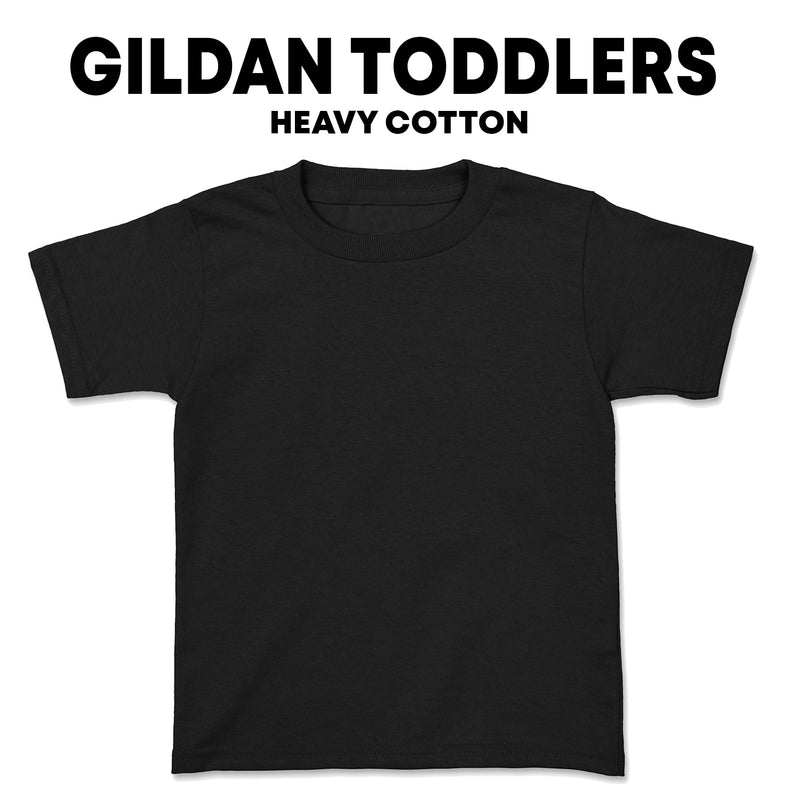 Mapping: Gildan Toddler Heavy Cotton™ T-Shirt - 5100P - Print Size  6" x 9"