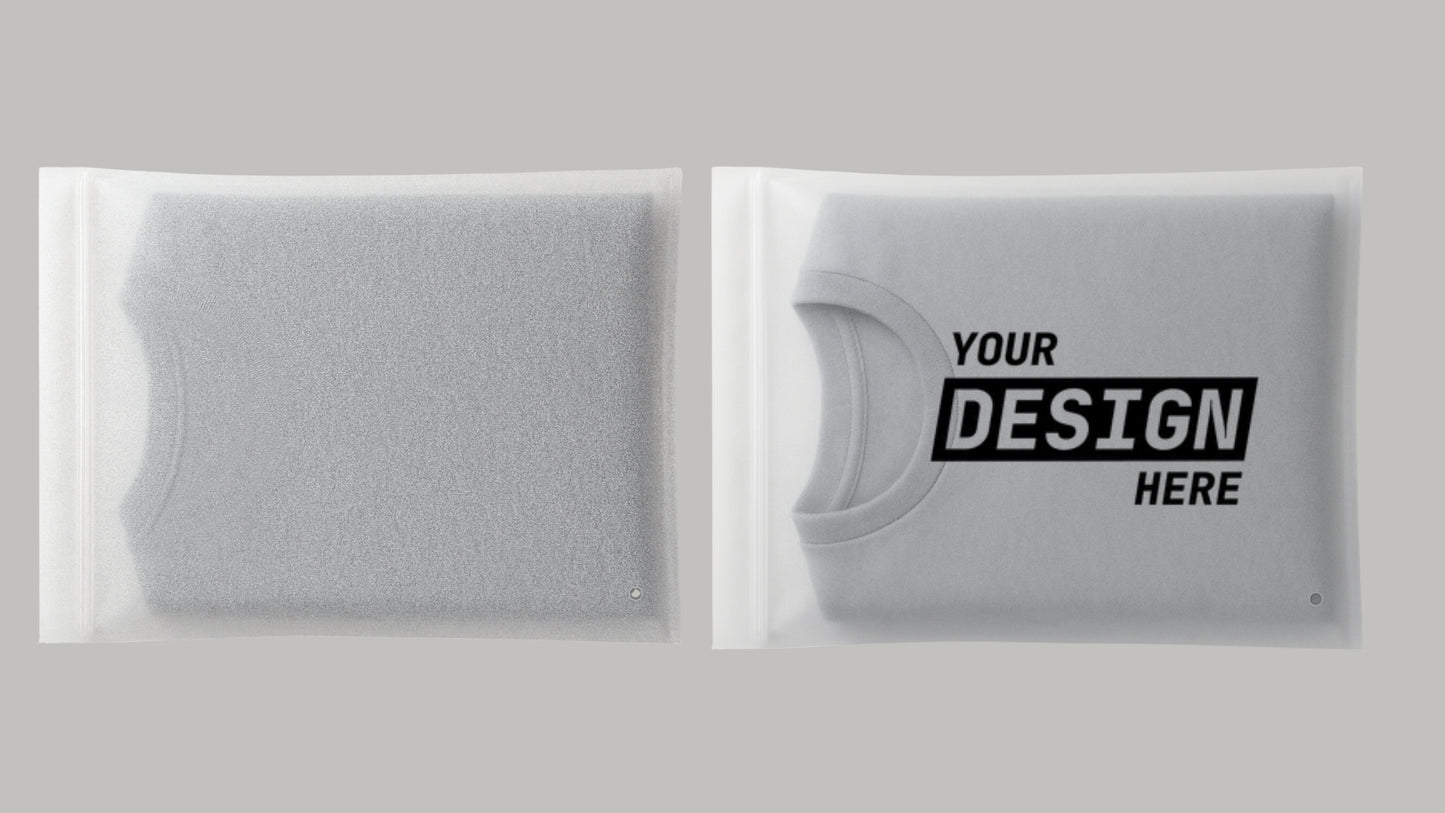 Frosted Bags |  Size 15.5"x12" | Custom Printed | 1 Pack (250 Units)