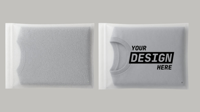 Frosted Bags |  Size 15.5"x12" | Custom Printed | 1 Pack (250 Units)