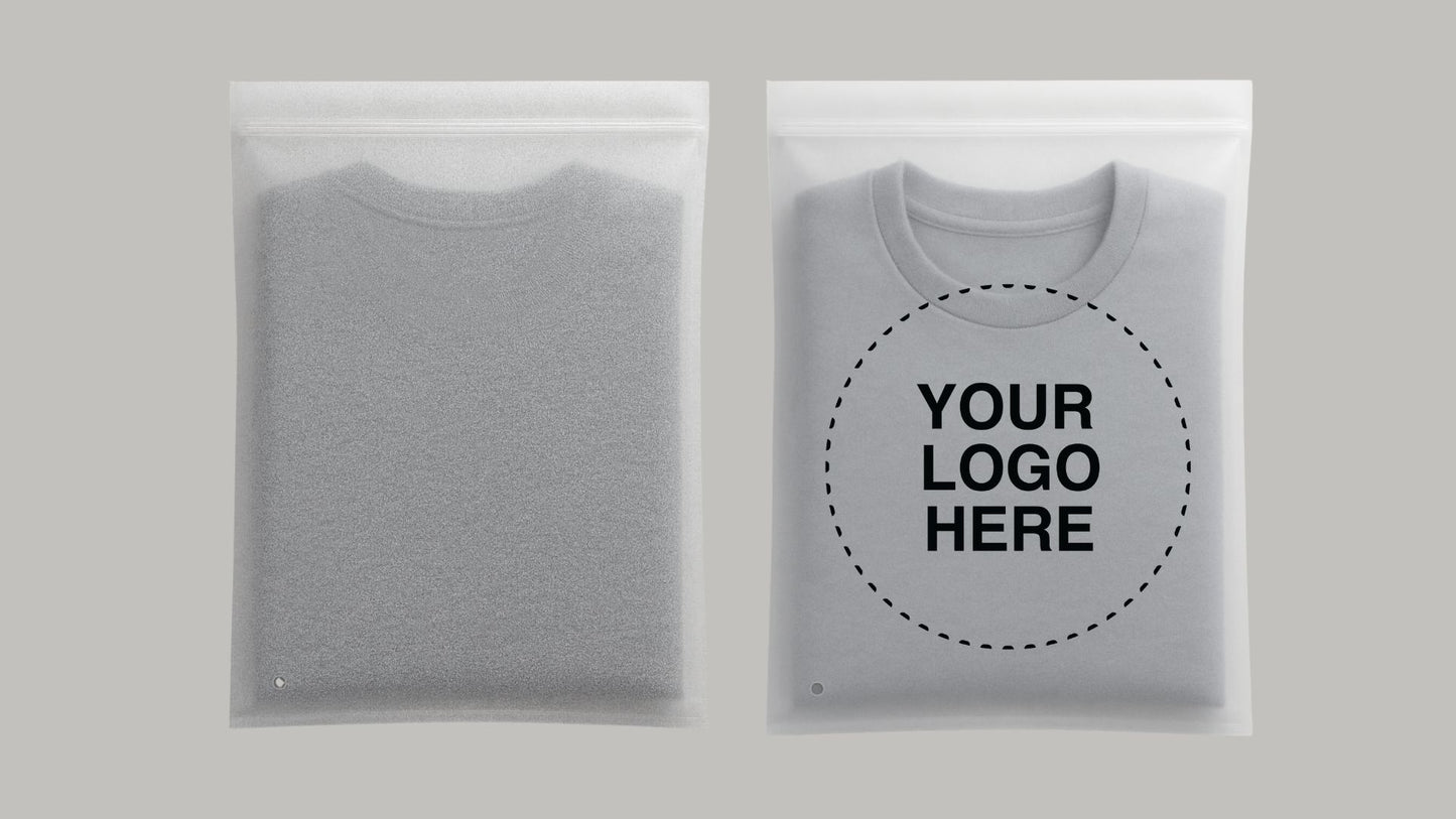 Frosted Bags |  Size 15.5"x12" | Custom Printed | 1 Pack (250 Units)