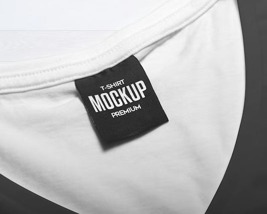 Woven Neck Tags - Max Size 1.5" x 2" - 1 Pack (250 Units)